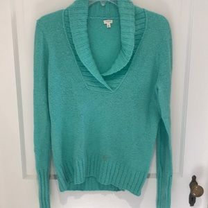 J. Crew teal sweater